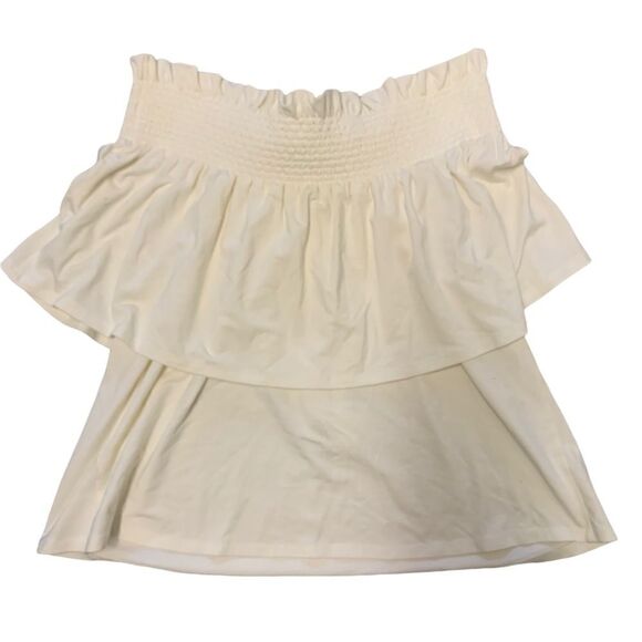 Rebecca Minkoff White Off the Shoulder Blouse Size Medium - Picture 5 of 7